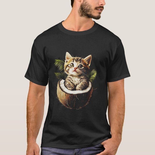 Camiseta Kamala Harris Walz 2024 Cat Lady Funny Coconut Tre (Frente)