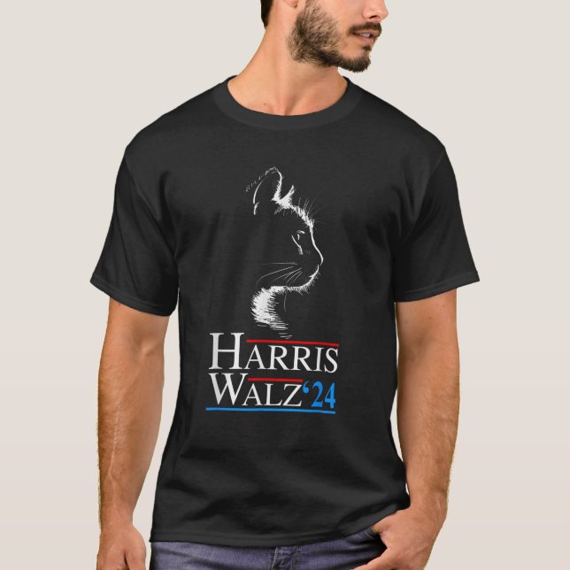 Camiseta Kamala Harris Walz 2024 Harris Waltz VP Presidente (Frente)