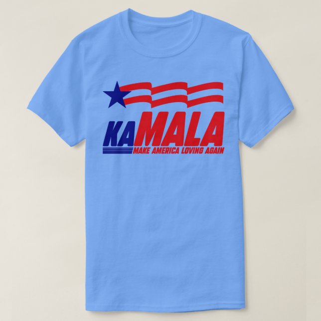 Camiseta KAMALA Loving Novamente (Frente do Design)