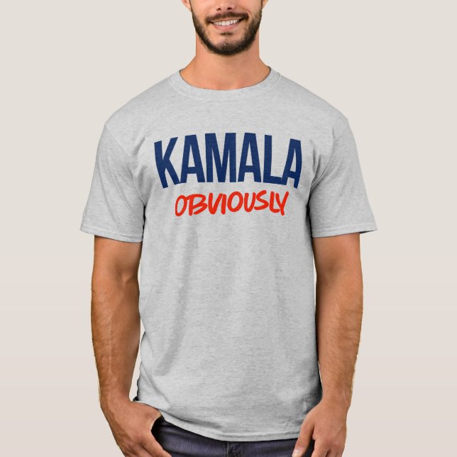 CAMISETA KAMALA OBVIAMENTE (Frente)