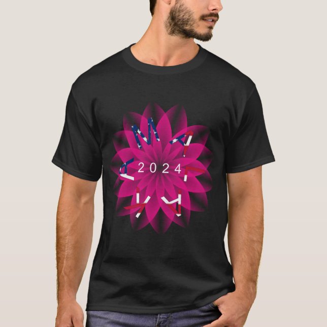 Camiseta Kamala Patriotic Lotus UNISEX (Frente)