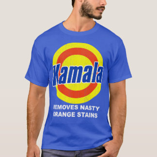 Camiseta Kamala Remove Banhas Laranja Desagradáveis