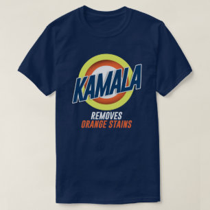 Camiseta Kamala remove manchas laranja