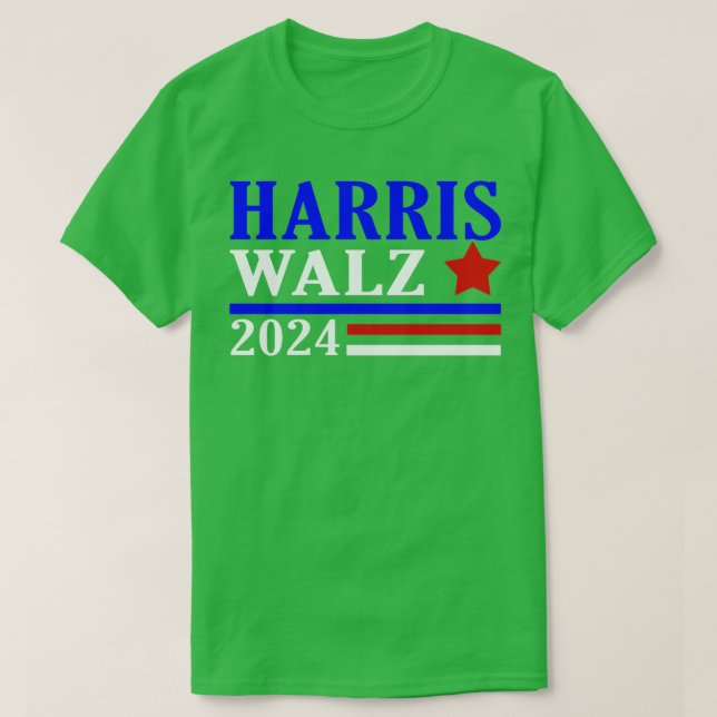 Camiseta Kamala Tim Walz Walz 2024 Eletion Democrat Usa 2 (Frente do Design)