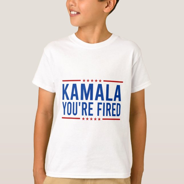 Camiseta Kamala Você está demitido 2024 Engraçado Donald Tr (Frente)