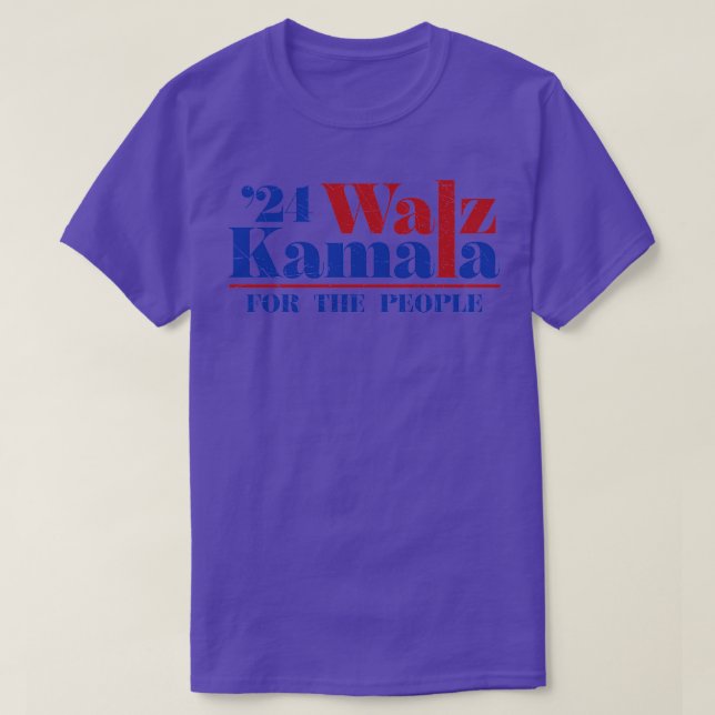 Camiseta Kamala Walz 2024 (Frente do Design)