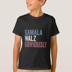Camiseta Kamala Walz Obviamente Dia das Eleições 2024