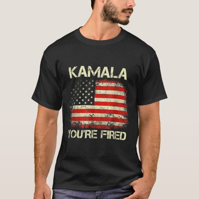 Camiseta Kamala You're Fired Funny Anti Kamala Harris Elect (Frente)