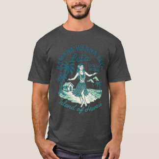Camiseta Kamana Wanna Lei Um Lounge de Coquetel