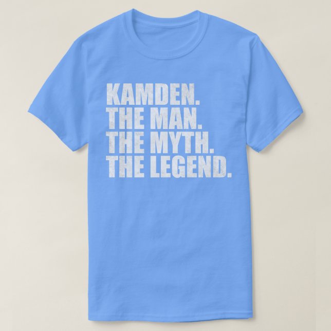 Camiseta Kamden Nome Kamden Nome próprio Nome (Frente do Design)