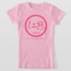 Camiseta Kamon japonês cor-de-rosa • Kanji da bondade (Laydown)