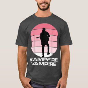 Camiseta Kampfire Vampire T Shirt Scottish Music Black Tee