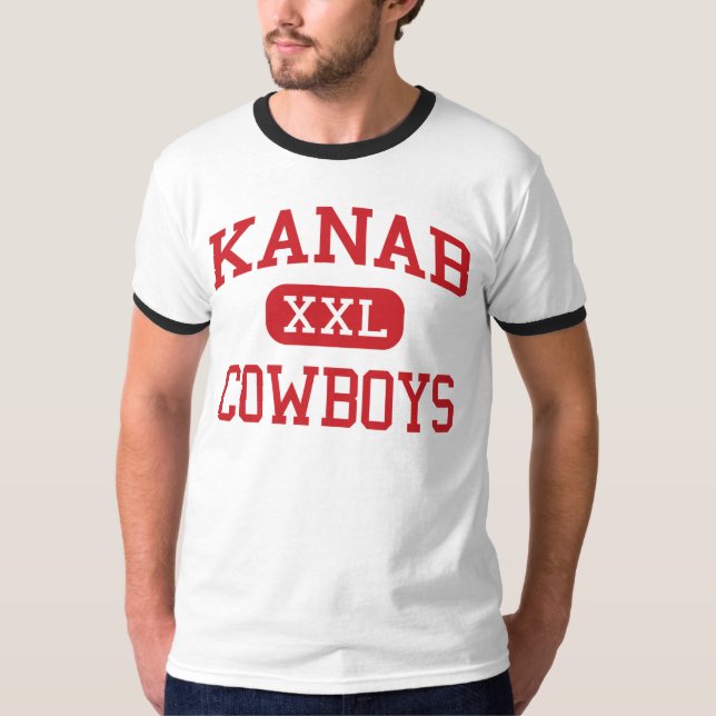 Camiseta Kanab - vaqueiros - segundo grau de Kanab - Kanab (Frente)