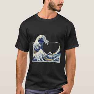 Camiseta Kanagawa Japonês Art The Excelente Wave Vintage Ae