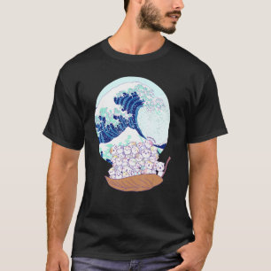 Camiseta Kanagawa Kittens - Doce Gatos viajando para o Japã