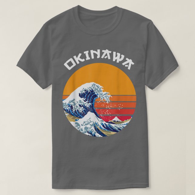 Camiseta Kanagawa Okinawa Japão (Frente do Design)