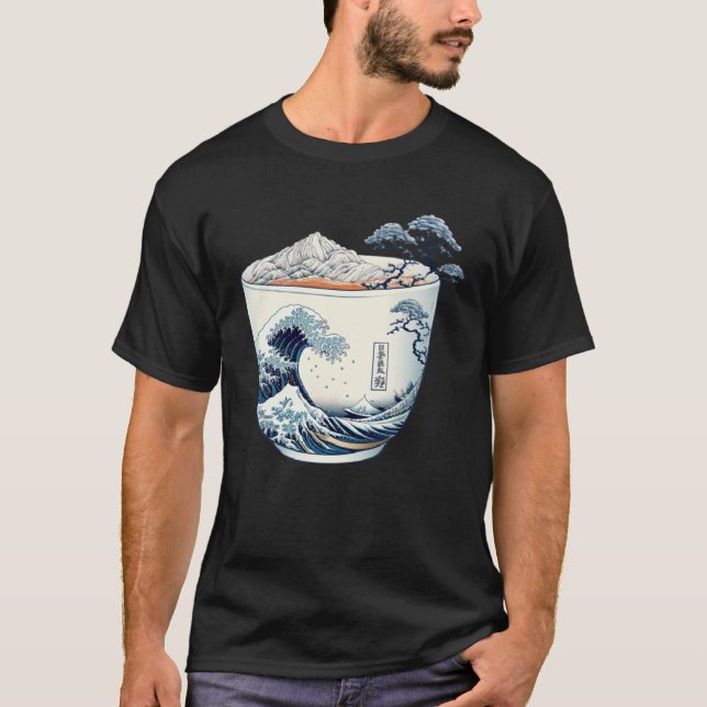 Camiseta Kanagawa Tea Cup  A that Takes You to Okinawa (Frente)
