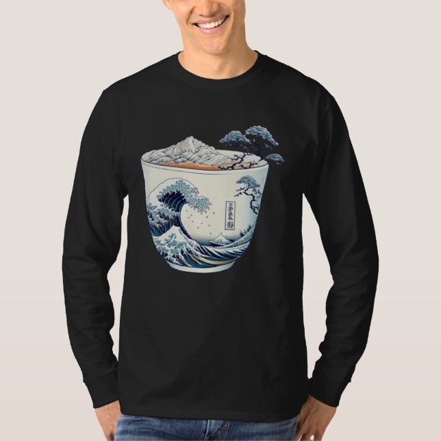 Camiseta Kanagawa Tea Cup  A that Takes You to Okinawa (Frente)