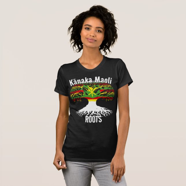 Camiseta Kānaka Maoli ROOTS (Frente Completa)