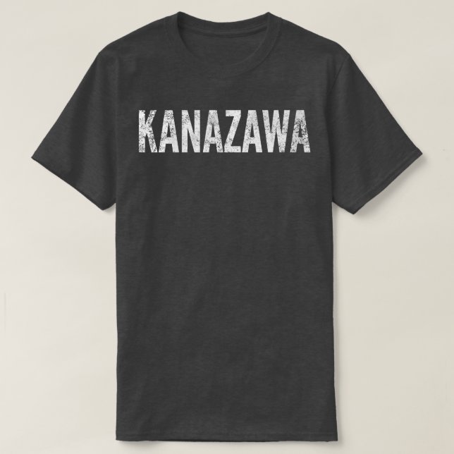 Camiseta Kanazawa Japan Distressed Graphic  (Frente do Design)