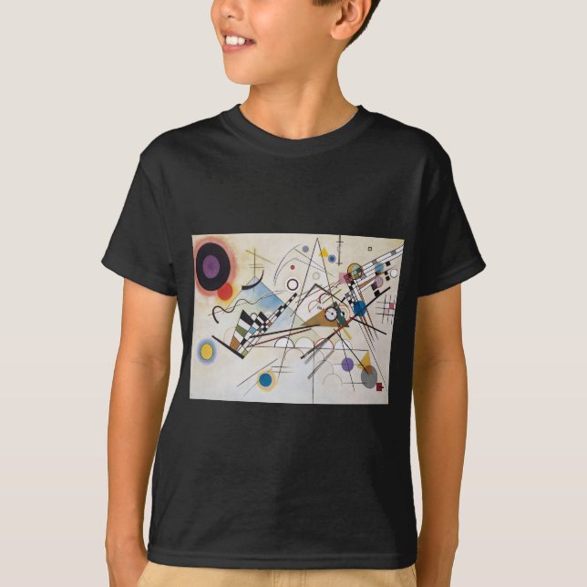 Camiseta Kandinsky 1923/Composição viii/pixdezines (Frente)