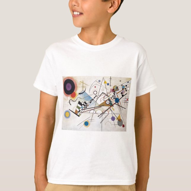 Camiseta Kandinsky 1923/Composição viii/pixdezines (Frente)