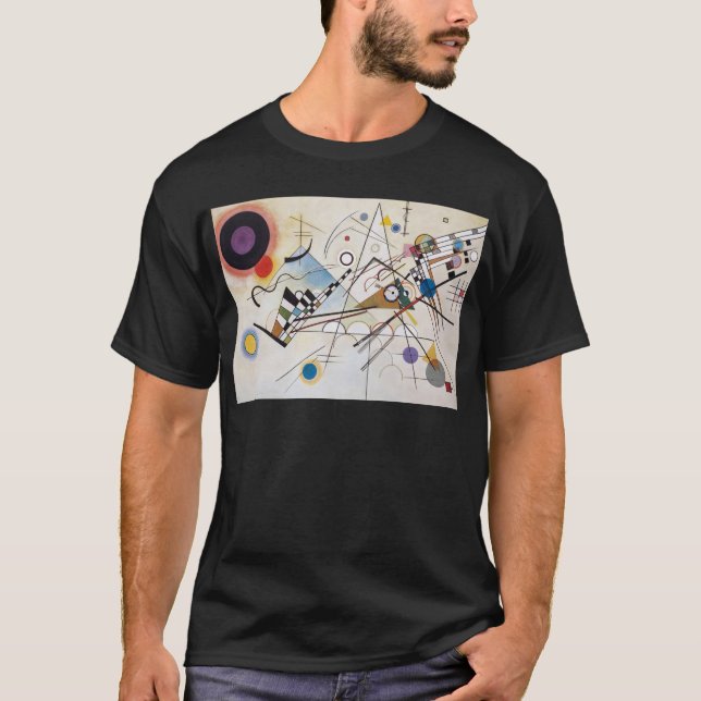 Camiseta Kandinsky 1923/Composição viii/pixdezines (Frente)