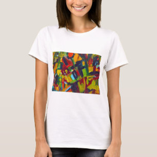 Camiseta Kandinsky 304 Abstrato Colorido