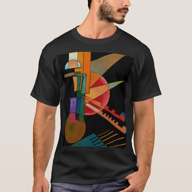 Camiseta Kandinsky - Abstrato Interpretação (Frente)