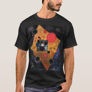 Camiseta Kandinsky - Acento em Rosa,
