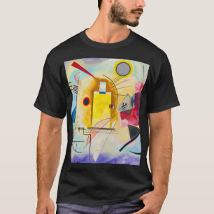 Camiseta Kandinsky amarelo-vermelho-azul