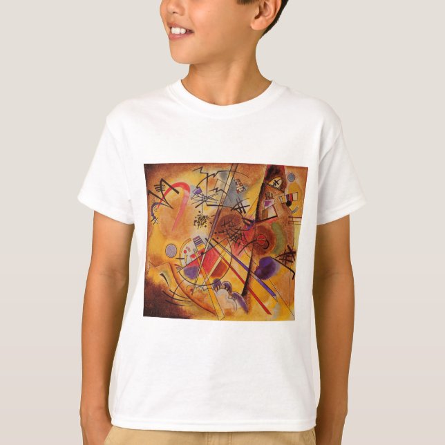 Camiseta Kandinsky Brown Yellow Red Blue (Frente)