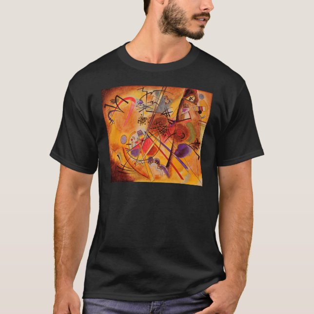 Camiseta Kandinsky Brown Yellow Red Blue (Frente)