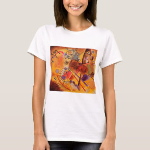 Camiseta Kandinsky Brown Yellow Red Blue