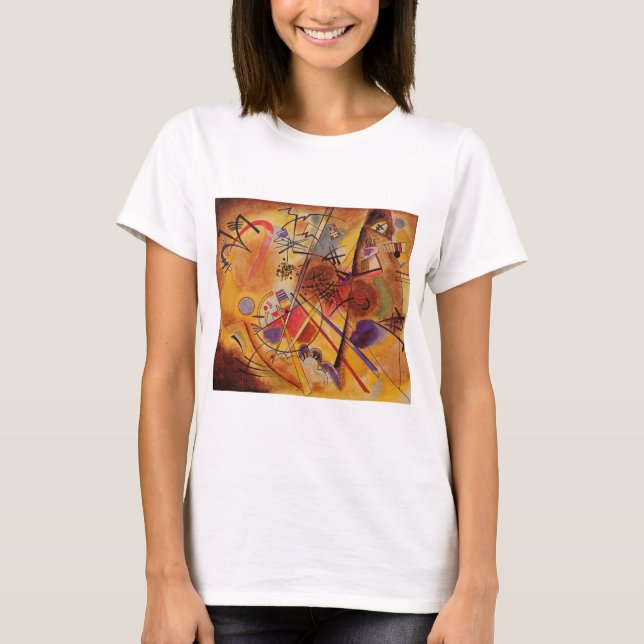 Camiseta Kandinsky Brown Yellow Red Blue (Frente)