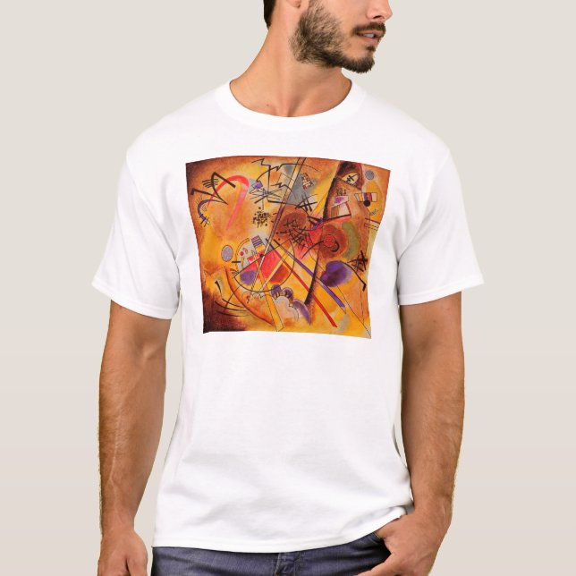 Camiseta Kandinsky Brown Yellow Red Blue (Frente)