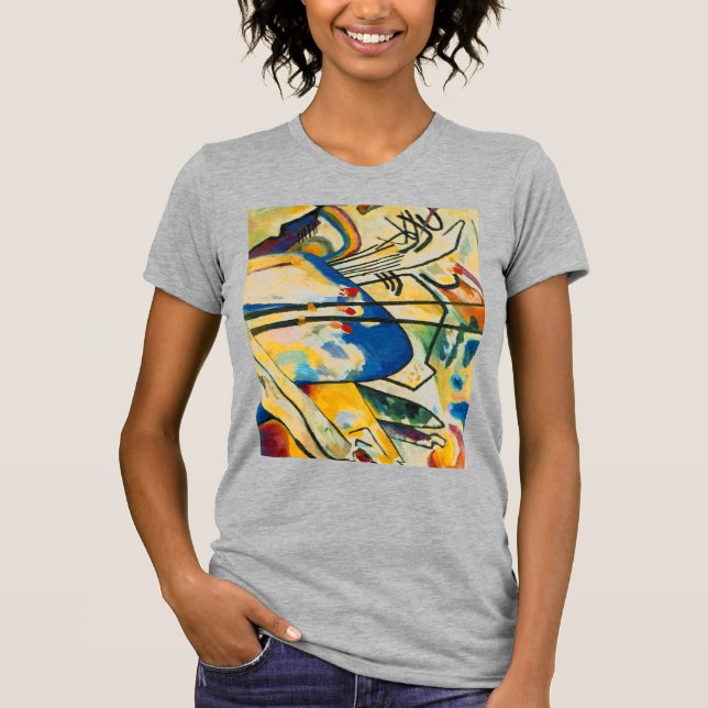 Camiseta Kandinsky Composition IV Abstrato de de Heather Ci (Frente)