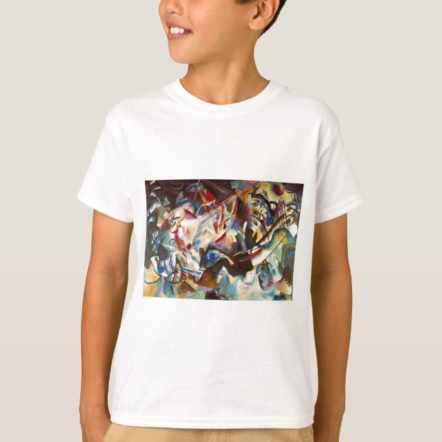 Camiseta Kandinsky Composition VI Abstrato Pintura (Frente)