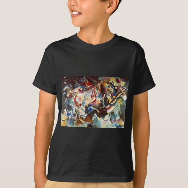 Camiseta Kandinsky Composition VI Abstrato Pintura (Frente)