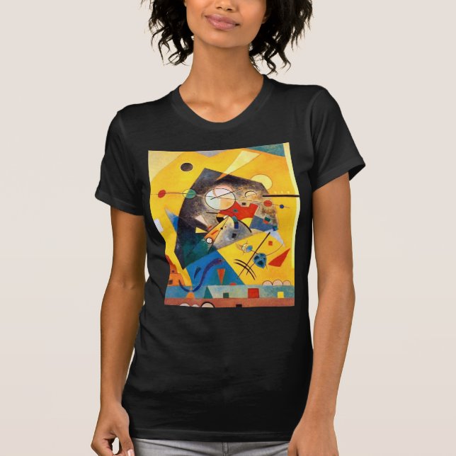 Camiseta Kandinsky Quiet Harmony Abstrato Art (Frente)
