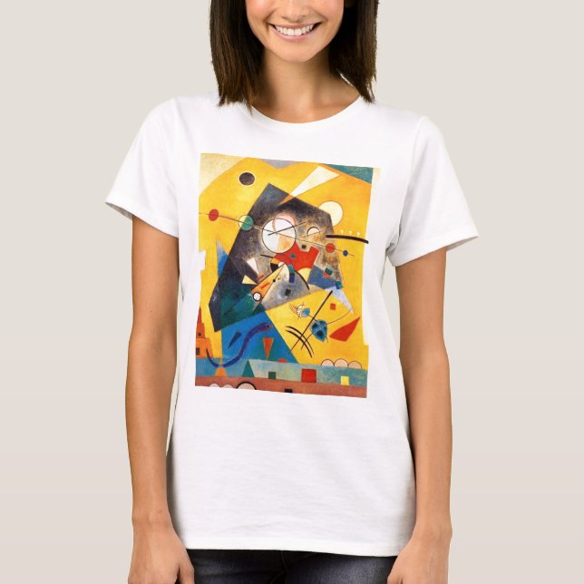 Camiseta Kandinsky Quiet Harmony Abstrato Art (Frente)