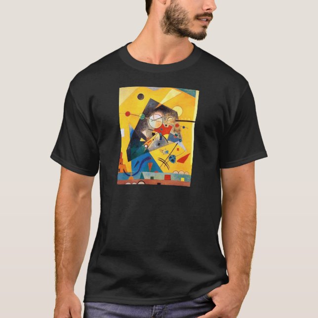 Camiseta Kandinsky Quiet Harmony Abstrato Art (Frente)