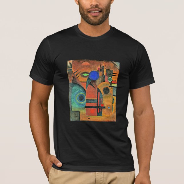 Camiseta Kandinsky - Silêncio Marrom (Frente)