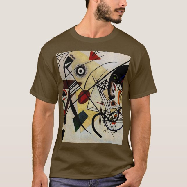 Camiseta Kandinsky Transverse Unbreak Line Brown (Frente)