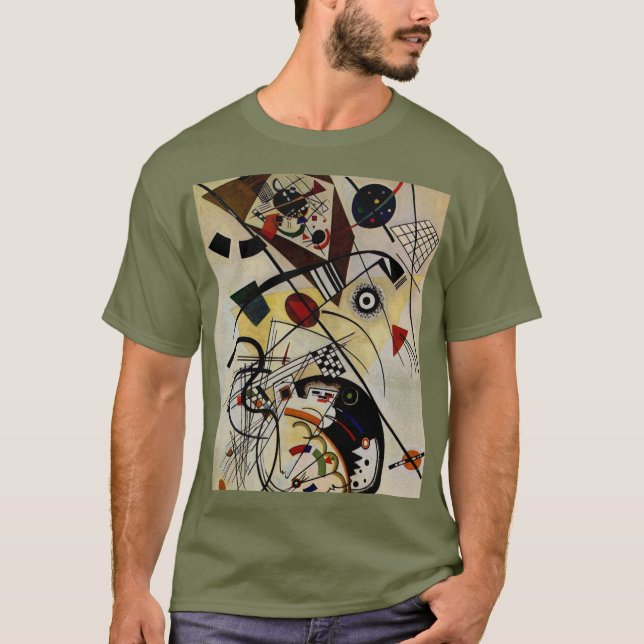Camiseta Kandinsky Transverse Unbreak Line Fatigue Verde (Frente)