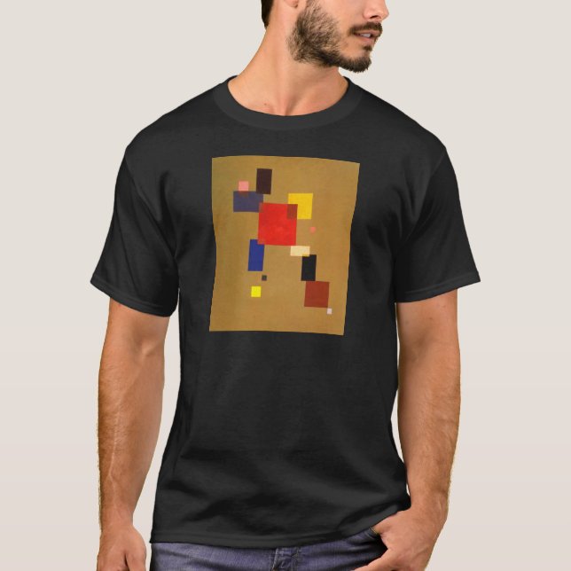 Camiseta Kandinsky Treze Retângulos Abstrato Painting (Frente)