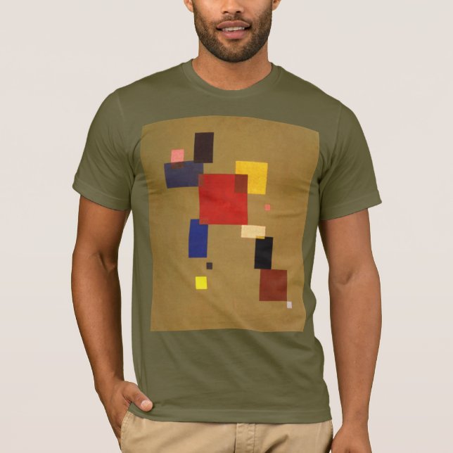 Camiseta Kandinsky Treze Retângulos Abstrato Painting (Frente)