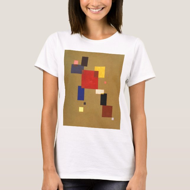 Camiseta Kandinsky Treze Retângulos Abstrato Painting (Frente)