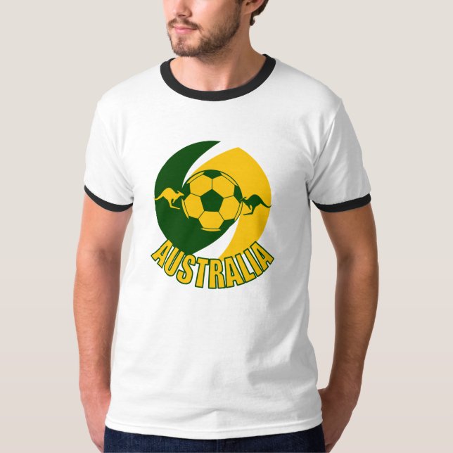 Camiseta Kanga da bola de futebol de Austrália (Frente)