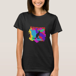 Camiseta Kangaroo Animal Mosaik Quebra-cabeça